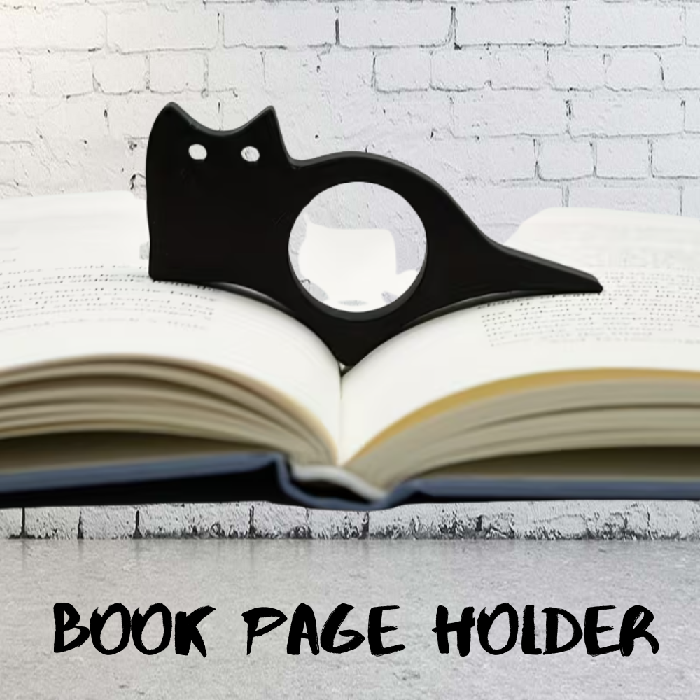 CAT BOOK PAGE HOLDER