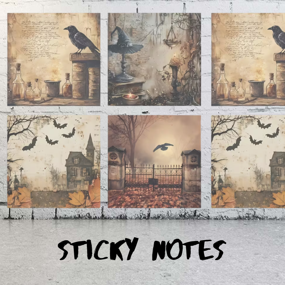 GOTHIC STICKY NOTES