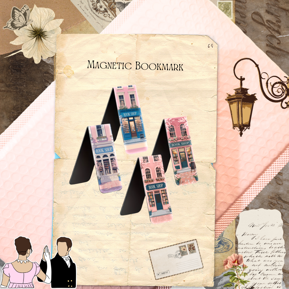 📖 Magnetic Bookmark — A Charming Bookshop‑Inspired Page Keeper