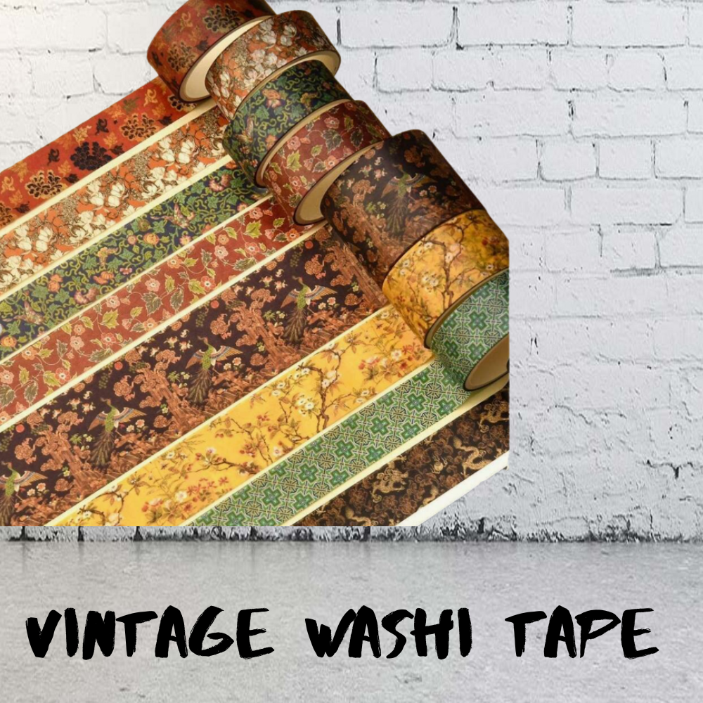 VINTAGE WASHI TAPE x 2 ROLLS