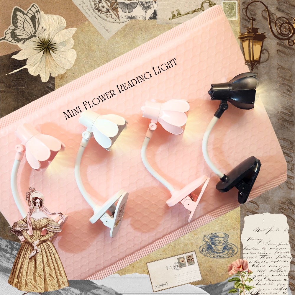 🌼 Flower Reading Light — Clip‑On Book Light for Cosy Reading