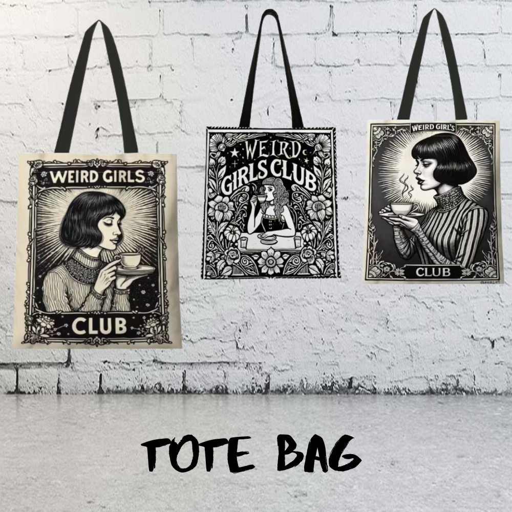 WEIRD GIRLS CLUB TOTE BAG